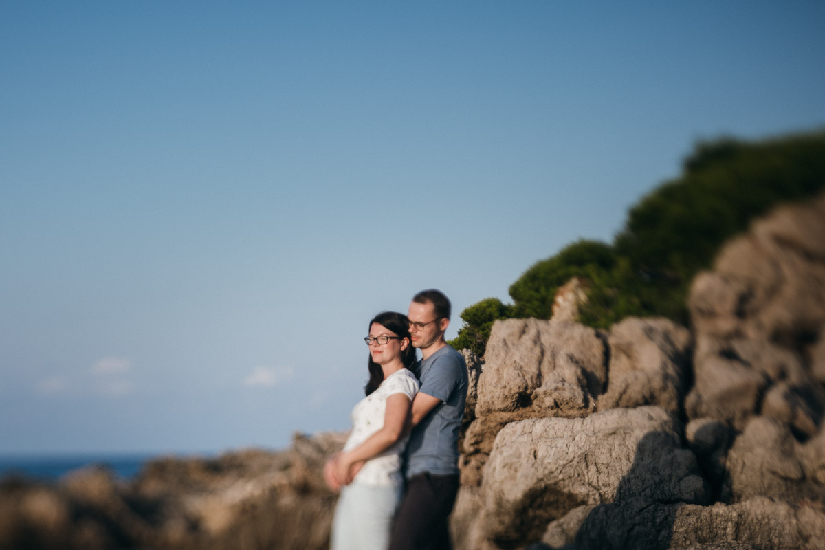 Freelensing-Sunsetshooting mit Paar auf Mallorca