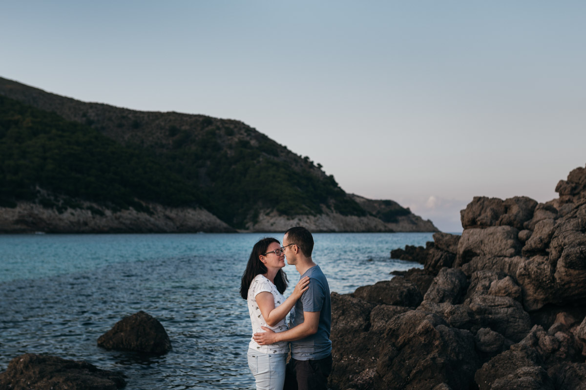 Abendlicht auf Mallorca bei den Paarfotos