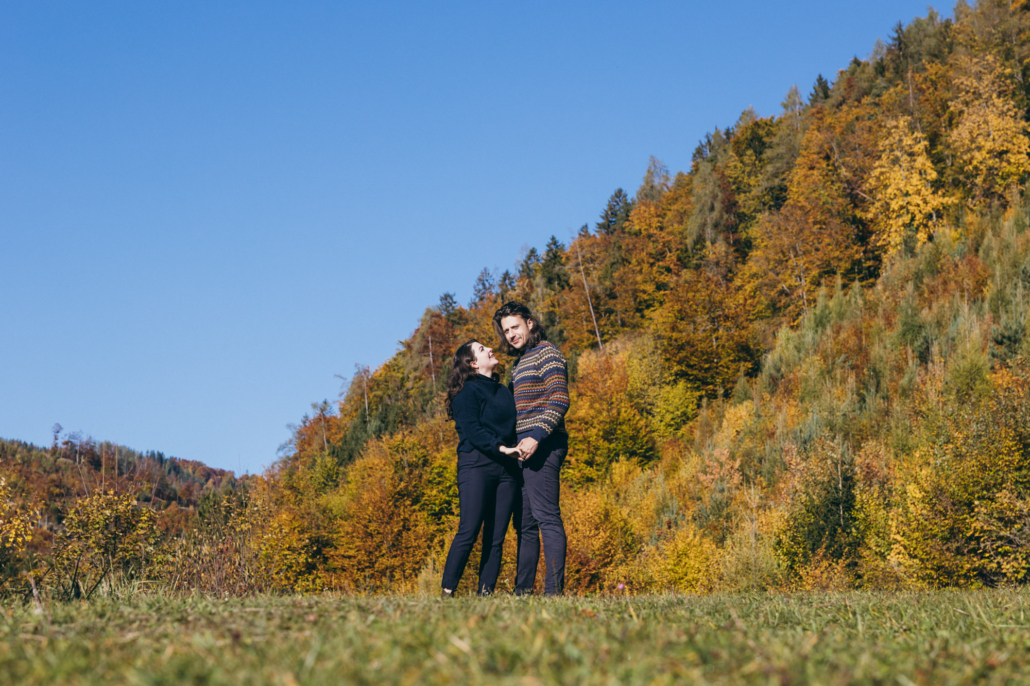 Verlobungsshooting Steiermark im Herbst, Stift Rein