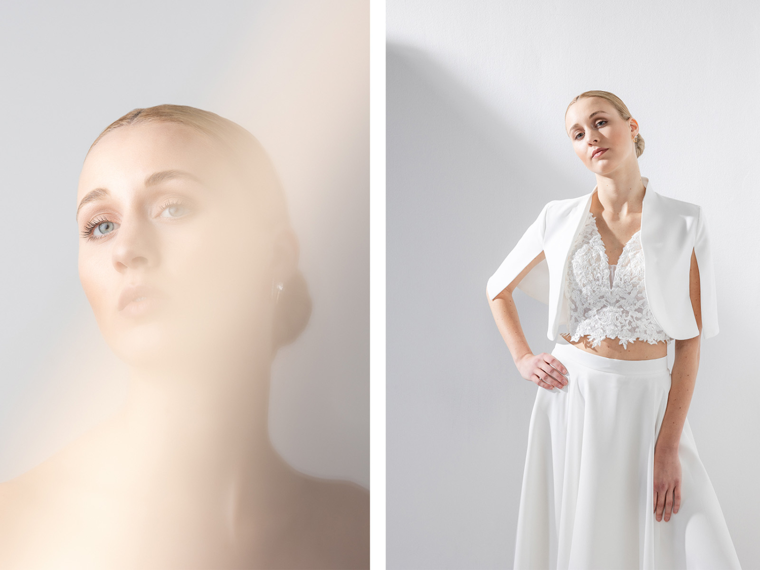 Brautstyling, Brautshooting im Studio, Hochzeitsfotograf Graz