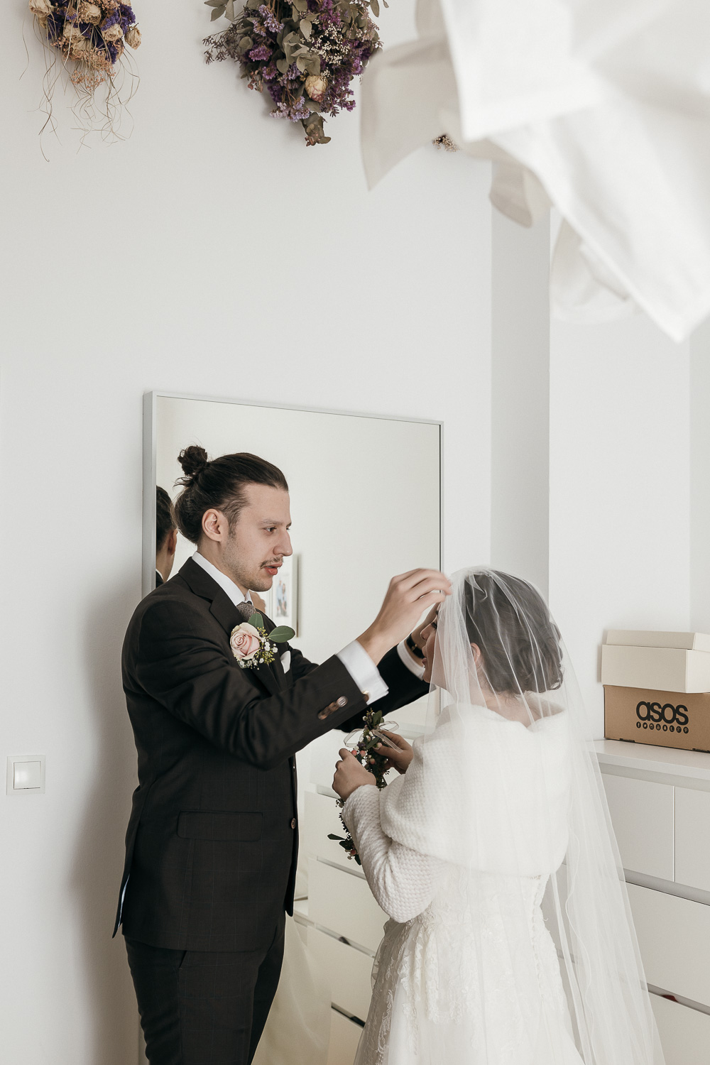 Brautstyling beim Elopement in Graz