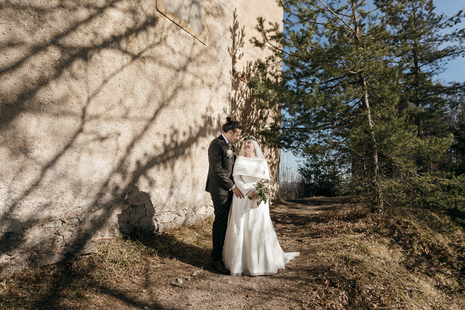 Intime Winterhochzeit im Feber in Stift Rein, Graz, Steiermark