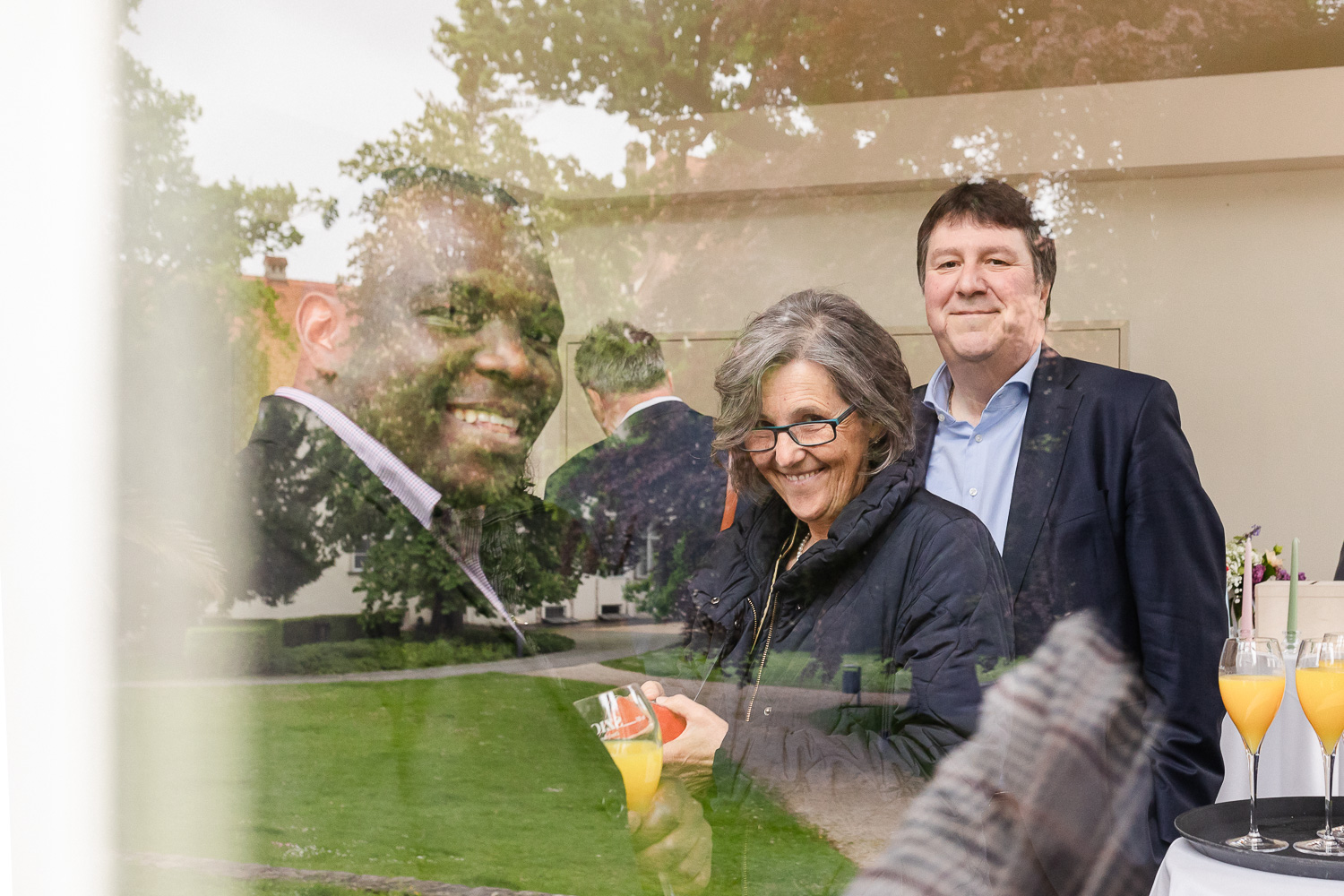 Viel Glas in der Orangerie im Burggarten Graz